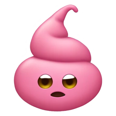 pink poop emoji sticker