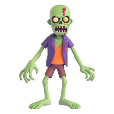 green zombie sticker