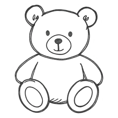 teddy bear sticker
