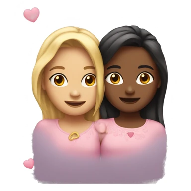 2 girls in love sticker