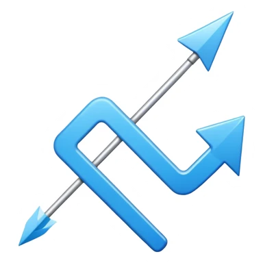 gráfico de ventas color azul sticker