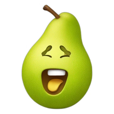 poire qui chante sticker