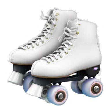White artistic rollerskates from edea sticker
