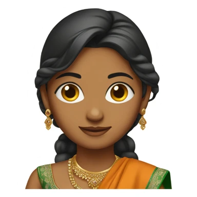 Indian girl in lehenga sticker