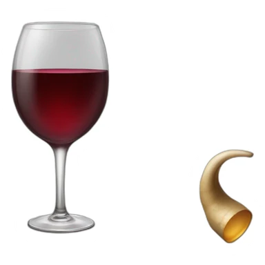 bull-horns-wine-glass sticker