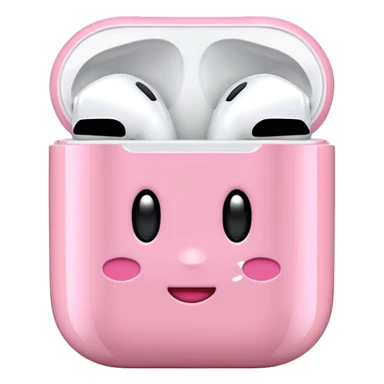 Kirby Airpods sticker