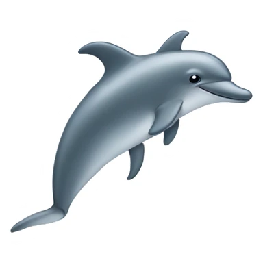 Dolphin in bed sticker