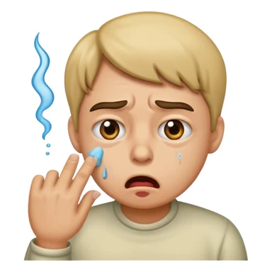 spitting in disgust sticker