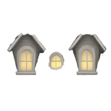 Haunted hotel attached garage  sticker