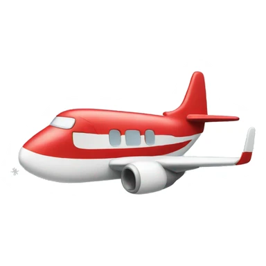 plane with Christmas hat on sticker