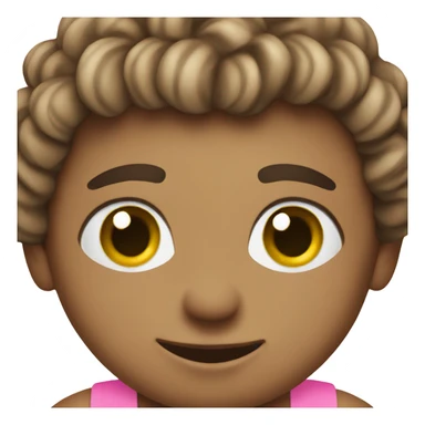 Boy wearing a pink bikini  sticker