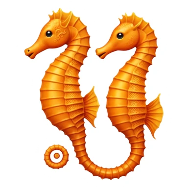 The seahorse emoji sticker