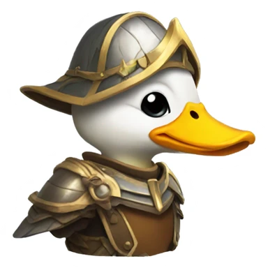 Duck paladin sticker