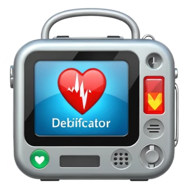Medical defibrillator  sticker