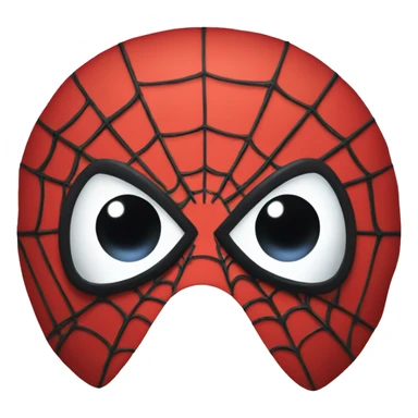 Spider man head  sticker
