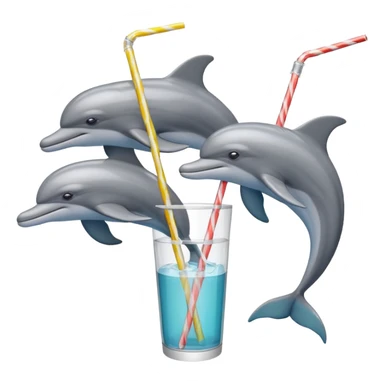 Dolphins deliver your drinks  sticker