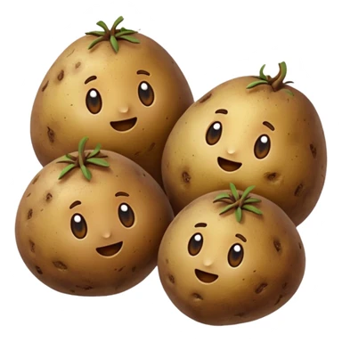 three potatoes sticker