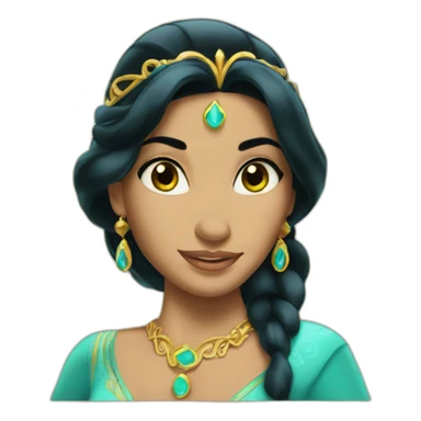 Princess Jasmine sticker