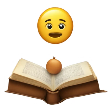 Un macarrón leyendo un libro  sticker