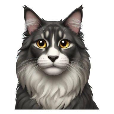 Mainecoon nero sticker