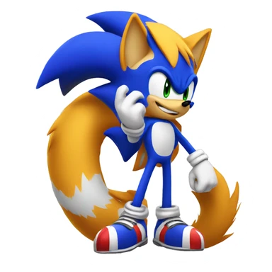 tails sonic sticker