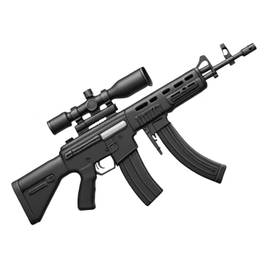 émoji avec écrit "libérez Fazer" fusil d'assaut sticker