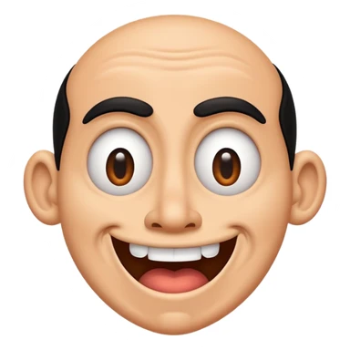 silly exaggerated cartoon face making goofy expression inspired by slang jackwagon sticker