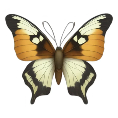 Papillon sur écureuil sticker