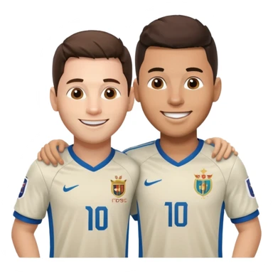 Messi  con Ronaldo che fanno il 67  sticker