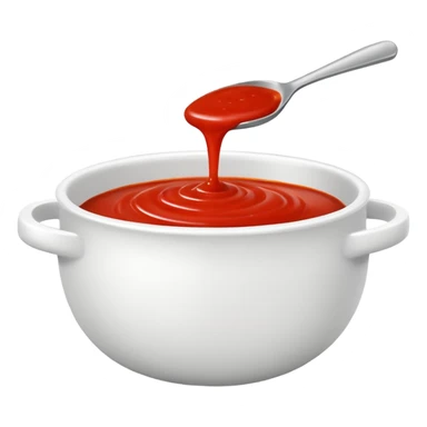 Tomato sauce sticker
