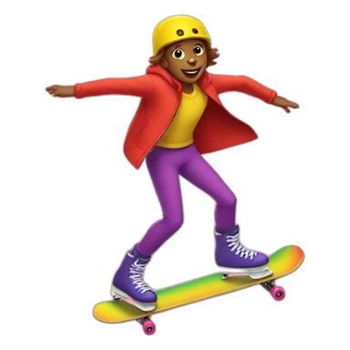 skittles skaters sticker