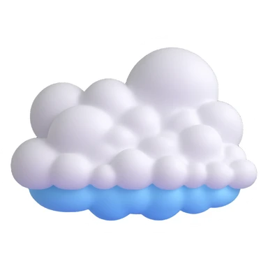 A cloud with water vapor sticker