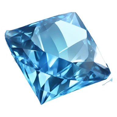 a blue diamond followed by the word 'Facet'.  i don't want just a diamond, but somethinng to make people think of a facet within a diamond sticker