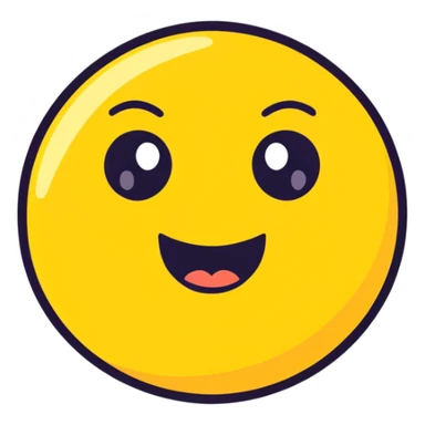 yellow face emoji scared sticker