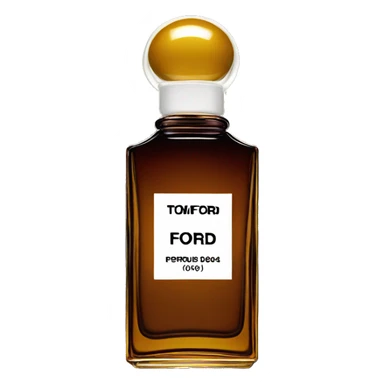 Iconic tom ford square Perfume bottle  sticker
