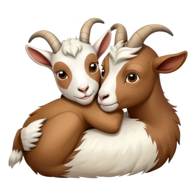 Goat in a headlock sticker