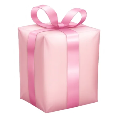 light pink package sticker