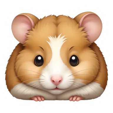 hamster going to sleep sticker
