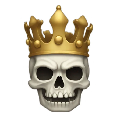 king skull sticker