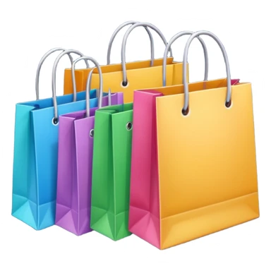 sacs de courses sticker