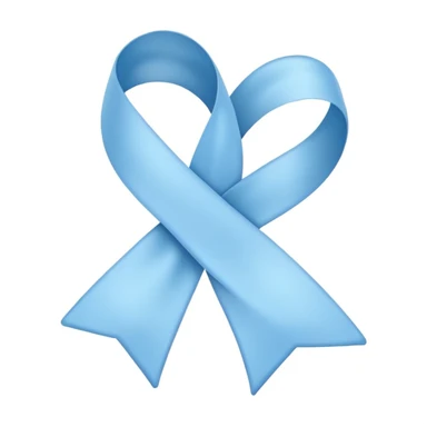 Cute baby blue ribbon sticker