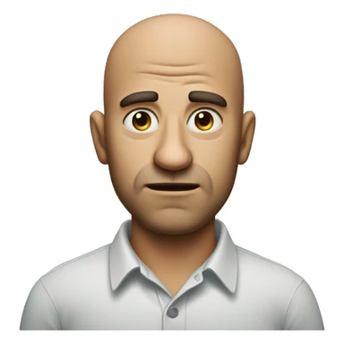 A man that is not impressed by a joke sticker