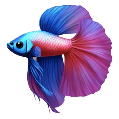 Betta fish sticker
