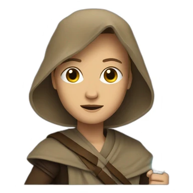 me as a jedi sticker