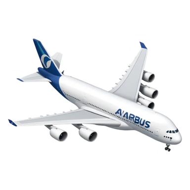 Airbus A380 airplane sticker