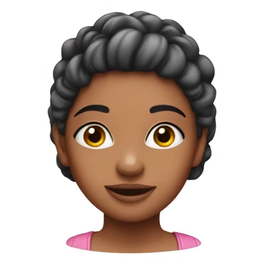 A pink coquete girl sticker