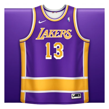 los angeles lakers jersey sticker