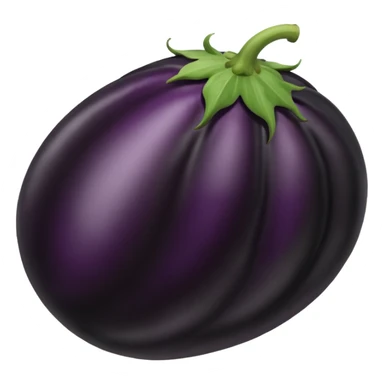 black eggplant sticker