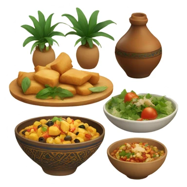 Morocco vibes food sticker