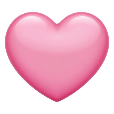 Cuore rosa chiaro sticker